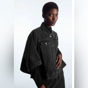 COS Denim Cape Jacket